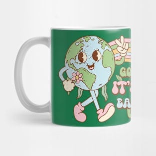 Go Planet Its Your Earth Day 2024 Environment Retro Mug